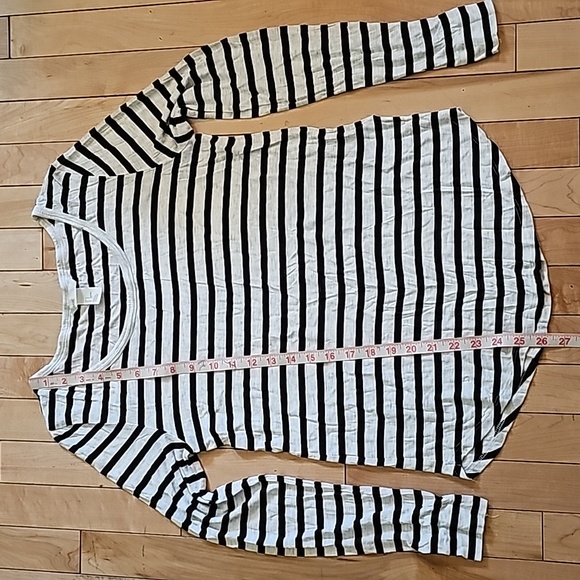 H & M stipe long sleeve tee - Picture 3 of 3